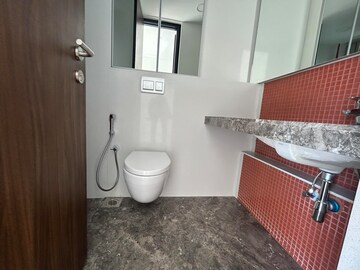 Bathroom in 3 BHK Apartment at Lodha The Park, Worli – for Rent