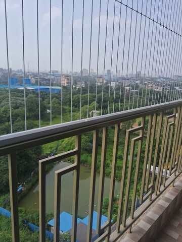 Balcony in 1 BHK Apartment at Regency Anantam, Dombivli East – for Rent
