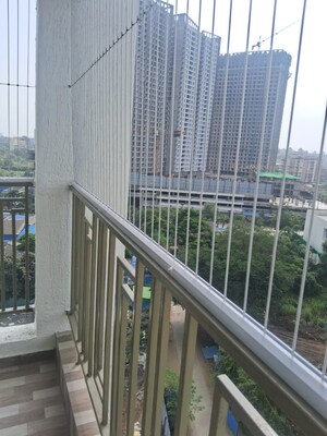 Balcony in 1 BHK Apartment at Regency Anantam, Dombivli East – for Rent