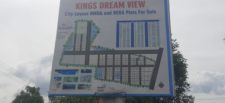 Map Location, peers-kings-dream-view-city  250 Sq.Yd. Plot In Jalapalli Hyderabad 9332473