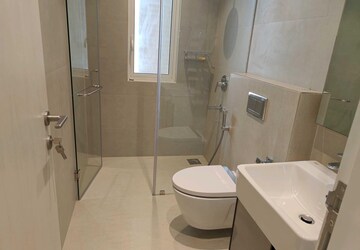 Bathroom in 3 BHK Apartment at Indiabulls Sky Forest, Lower Parel – for Rent