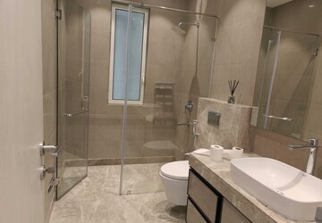 Bathroom in 3 BHK Apartment at Indiabulls Sky Forest, Lower Parel – for Rent