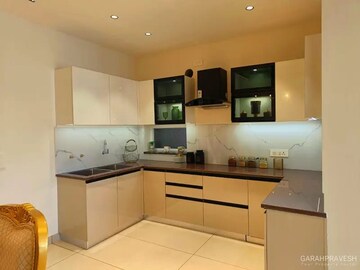 Kitchen in 3 BHK Apartment at Green Valley Residencia, Ghazipur – for Sale