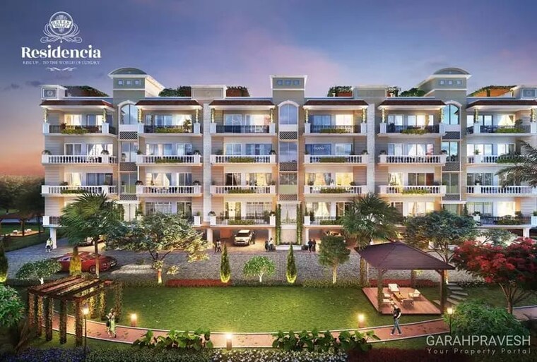 Exterior View, green-valley-residencia 3 Bedroom 1737 Sq.Ft. Apartment In Ghazipur Zirakpur 9332490