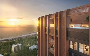Building Lobby in 3 BHK Apartment at Godrej Skyshore, Versova – for Sale