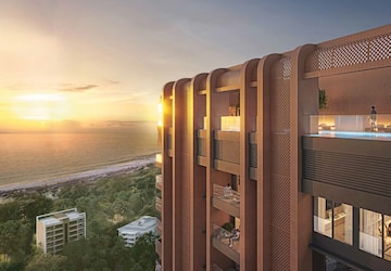 Building Lobby in 3 BHK Apartment at Godrej Skyshore, Versova – for Sale