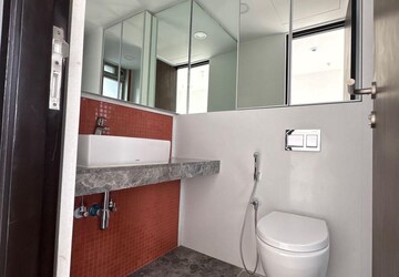 Bathroom in 3 BHK Apartment at Lodha World One, Worli – for Rent