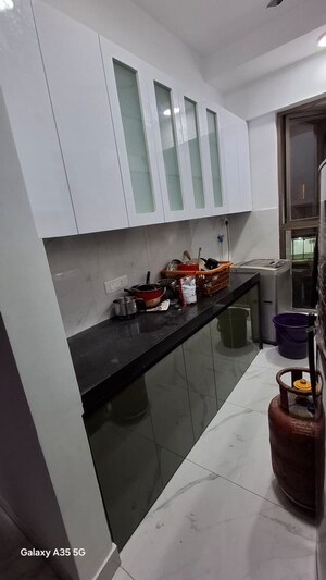 Kitchen in 1 BHK Apartment at Raymond Ten X Habitat, Pokhran Road No Two – for Rent