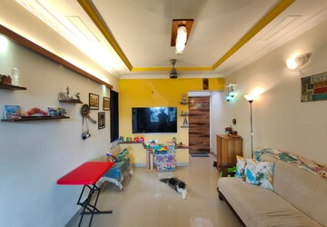 Living Room in 1 BHK Apartment at Kedar Lokpuram CHS, Vasant Vihar – for Sale