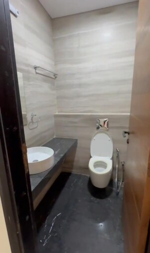 Bathroom in 3 BHK Apartment at Lodha Sea Face, Worli – for Rent