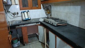 Kitchen in 1 BHK Builder Floor at Vaishali Sector 2 – for Rent