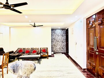 Living Room in 3 BHK Builder Floor at Vipul World Floors, Sector 48 – for Rent