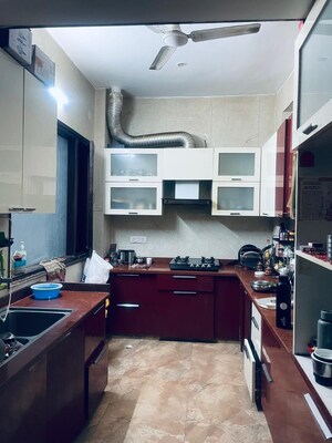 Kitchen in 3 BHK Builder Floor at Sector 45 – for Rent