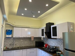 Kitchen in 3 BHK Apartment at Saya Gold Avenue, Vaibhav Khand – for Rent