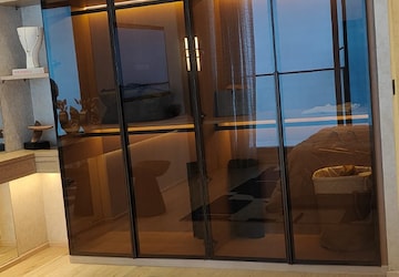 Bathroom in 3 BHK Apartment at Adani Ten BKC, Bandra East – for Rent