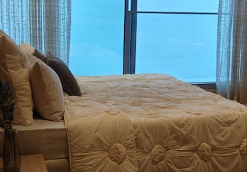 Bedroom in 3 BHK Apartment at Adani Ten BKC, Bandra East – for Rent