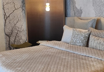 Bedroom in 3 BHK Apartment at Adani Ten BKC, Bandra East – for Rent