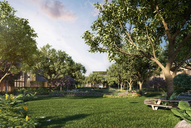 Garden, shapoorji-pallonji-kingstown 3 Bedroom 1503 Sq.Ft. Apartment In Hadapsar Pune 9333636