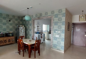 Dining area in 3 BHK Apartment at Karle Zenith, Hebbal – for Sale