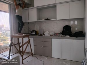 Kitchen in 3 BHK Apartment at Shreenathji Celestial Heights, Malad West – for Rent