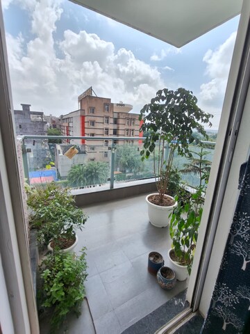 Balcony in 4 BHK Builder Floor at Unitech South City 1, South City 1 – for Sale