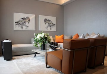 Living Room in 4 BHK Apartment at Adani Ten BKC, Bandra East – for Sale