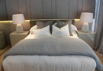 Master Bedroom in 4 BHK Apartment at Adani Ten BKC, Bandra East – for Sale