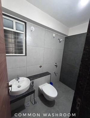 Bathroom in 2 BHK Apartment at Kuber Antonia, Wakad – for Rent
