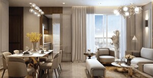 Living Room in 3 BHK Apartment at Sam Palm Olympia, Sector 16c Greater Noida – for Sale