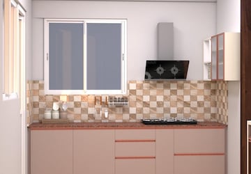 Kitchen in 3 BHK Apartment at Vaswani Exquisite, Whitefield – for Rent