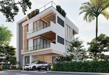 4 BHK Villa – Exterior View View at Kongar Khurd - for Sale