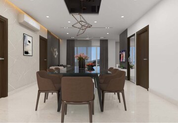 Dining area in 3 BHK Apartment at SAS Diamond Towers, Financial District – for Sale