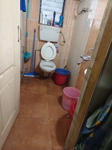 Bathroom in 2 BHK Apartment at Kopar Khairane – for Sale