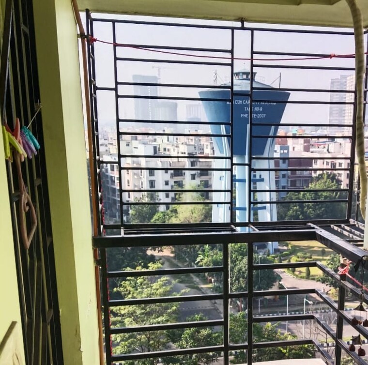 Balcony, new town action area 1c 3 Bedroom 1400 Sq.Ft. Apartment In New Town Action Area 1c Kolkata 9334463