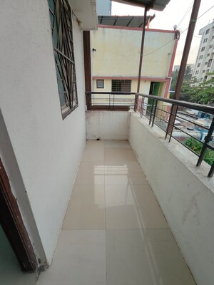 Balcony in 1 BHK Apartment at Wadgaon Sheri – for Rent