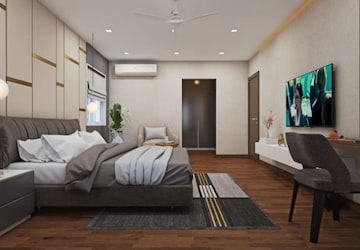 Bedroom in 3 BHK Apartment at SAS Diamond Towers, Financial District – for Sale