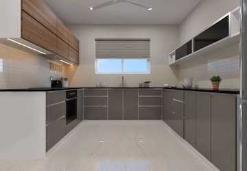 Kitchen in 3 BHK Apartment at SAS Diamond Towers, Financial District – for Sale