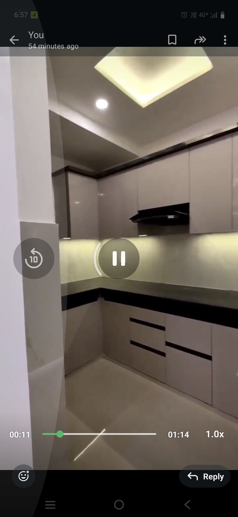 Kitchen, palam 2 Bedroom 650 Sq.Ft. Builder Floor In Palam Delhi 9334661