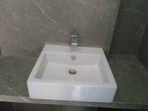 Bathroom in 1 BHK Apartment at Aayush Aura, Chembur – for Rent