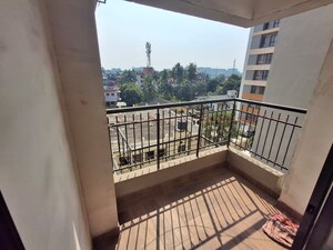 Balcony in 3 BHK Apartment at Rungta Madgul Antaraa, Diamond Harbour Road – for Rent