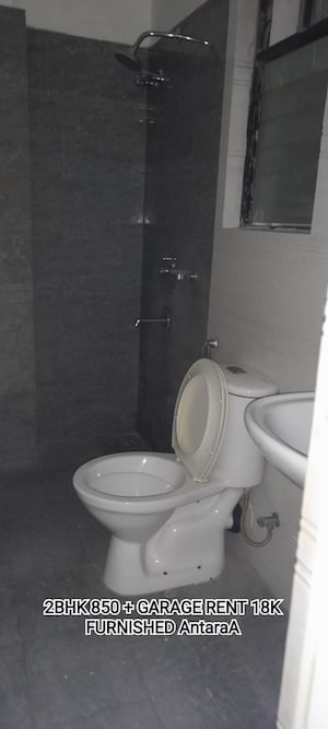Bathroom in 3 BHK Apartment at Rungta Madgul Antaraa, Diamond Harbour Road – for Rent