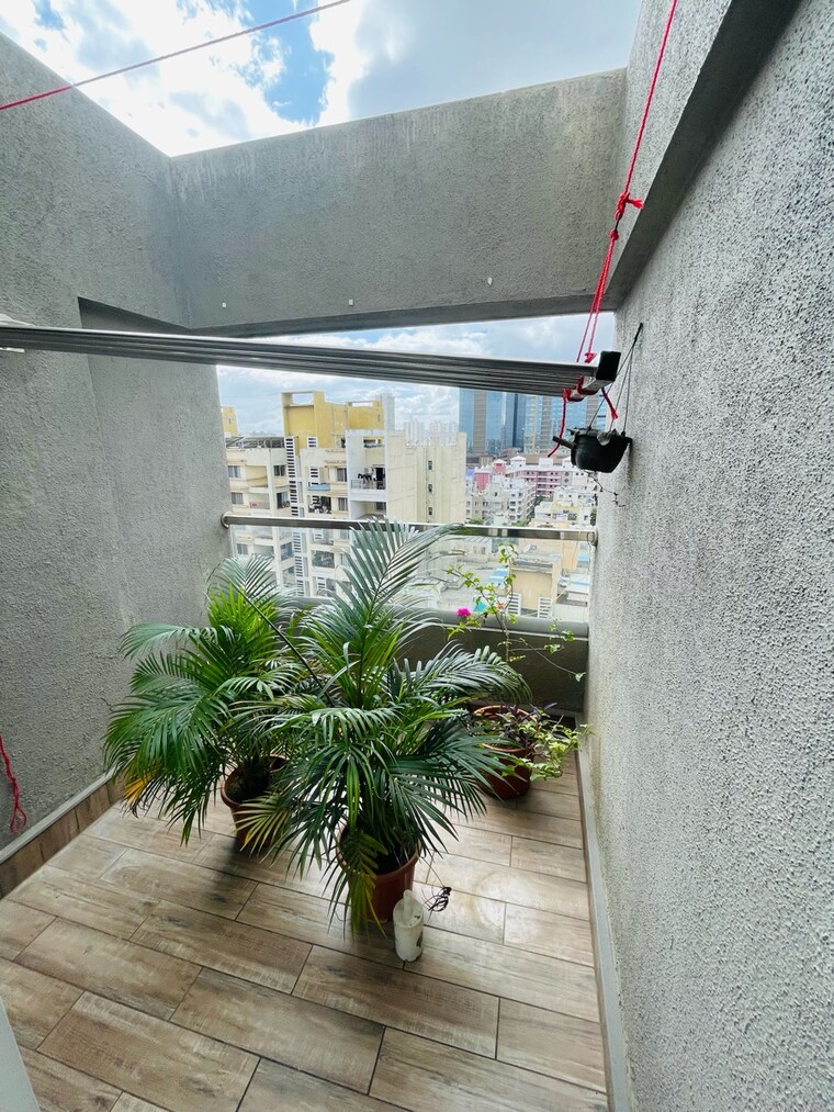 Balcony, 173-west-oaks 2 Bedroom 760 Sq.Ft. Apartment In Wakad Pune 9334943