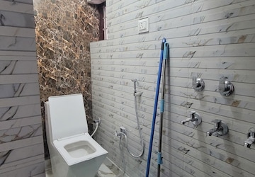 Bathroom in 2 BHK Apartment at Gtb Enclave – for Rent