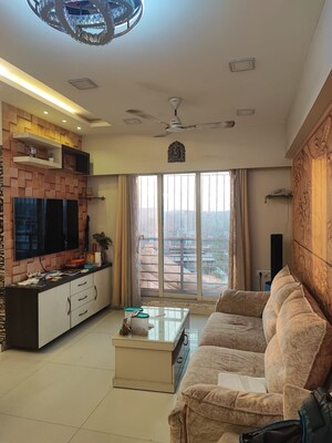 Living Room in 2 BHK Apartment at Crescent Landmark, Andheri East – for Rent