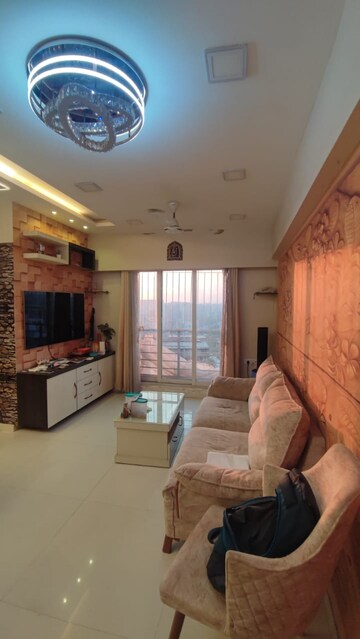 Living Room in 2 BHK Apartment at Crescent Landmark, Andheri East – for Rent