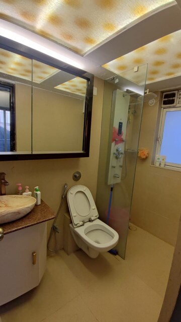 Bathroom in 2 BHK Apartment at Crescent Landmark, Andheri East – for Rent