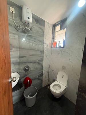 Bathroom in 1 RK Apartment at Bramhacorp Waterbay C, Kalyani Nagar – for Rent