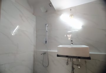 Bathroom in 2 BHK Apartment at Sun Glory, Powai – for Rent