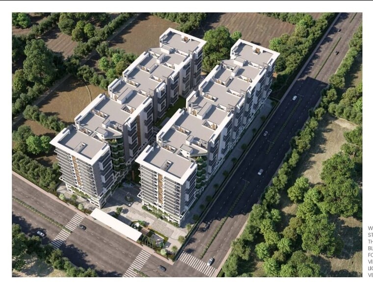 Exterior View, om-sree-skypark 3 Bedroom 1815 Sq.Ft. Apartment In Kompally Hyderabad 9335090