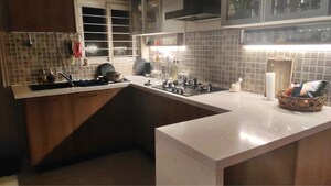 Kitchen in 2 BHK Apartment at SJR Blue Waters, Off Sarjapur Road – for Sale